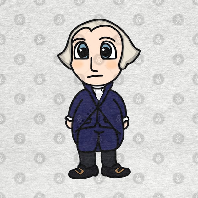 Chibi President George Washington (Large Print) by Aeriskate